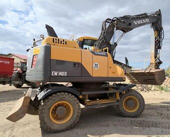 2014 bager 17t Volvo EW 140D vývody 4lopaty klima kamera - 4
