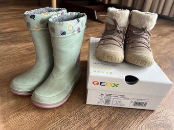 GEOX dievčenské čižmy 26 + gumáky LUPILU 24/25 - 4