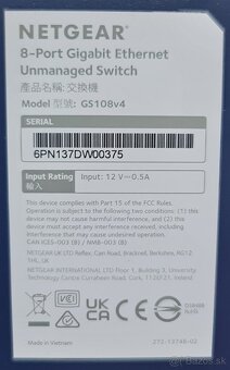 Netgear ProSAFE GS108 GbE switch - 4