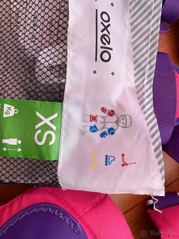 Detské kolieskové korčule Play3 ružovo-fialové - 4