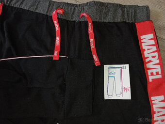 Čierne tepláky a kraťase Marvel 152 - 4