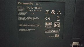 Predám FullHD SMART TV Panasonic TX-40FS503E (101cm) wi-fi - 4