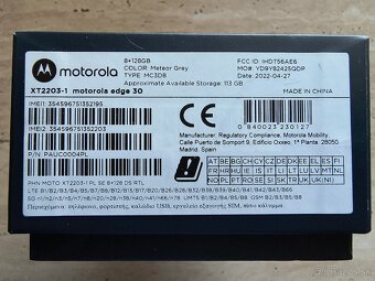 Motorola edge 30 5G 8GB/128GB - 4