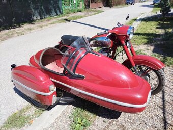 Jawa 350 typ 360 + sajd s TP a EČ - 4