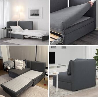 Rozkladacia sedačka s operadlom doprava túto stredu v cene - 4