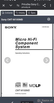 6v1 Nahrávanie minidisc LONG PLAY veža Sony ATRACK 3 - 4