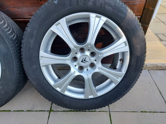 elektrony 5X108 R17 ET32 + 225/55 R17 zimné kleber - 4