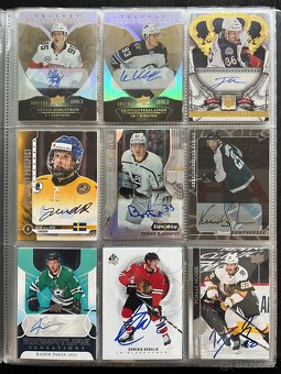 NHL jersey karty a podpisky - 4