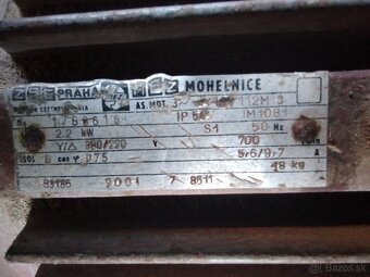 Predám dva motory 2.2 kW a 1.5 kW. - 4