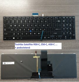 Klávesnice na Toshiba L50-B, S50-B;;; R50-C, Z50-C, A50-C - 4