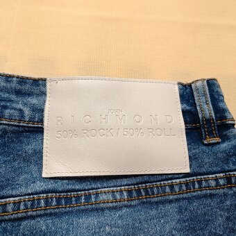 John Richmand RICH modré džínsy rifle jeans W40 - 4