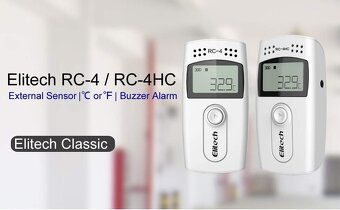 Elitech Teplotný záznamník USB PDF rekordér s dvoma snímačmi - 4