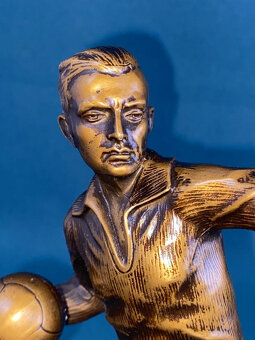 Art deco socha hádzanár s loptou - 4