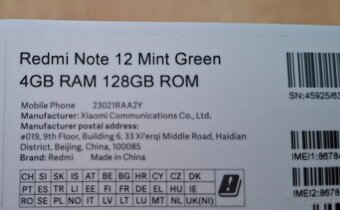 Xiaomi Redmi Note 12 6/128 GB Dual Sim - 4