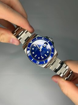 Seiko mod submariner date blue - 4