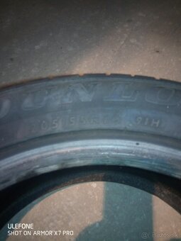 Predám letné pneumatiky Dunlop 205/55 R16 - 4
