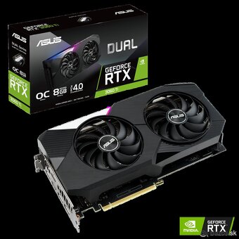 Predám Asus Dual 3060TI OC 8GB - 4