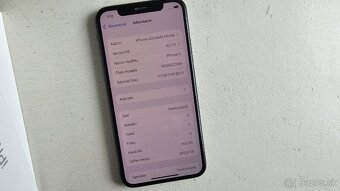 Apple iPhone X 256GB - puknutý zadok, nová batéria - 4