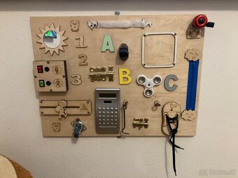 Učiaca veža , activity board , hupajuci macko - 4
