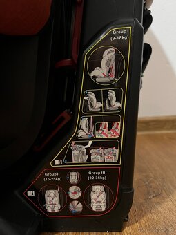 PETITE&MARS PRIME II (9-36 KG) - ISOFIX RED - 4