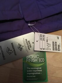 Zimná/lyžiarska bunda H&M nová s vis. veľ.104 - 4