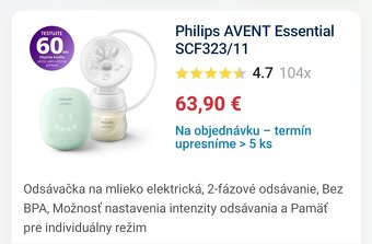 Odsávačka Philips Avent Essential - 4