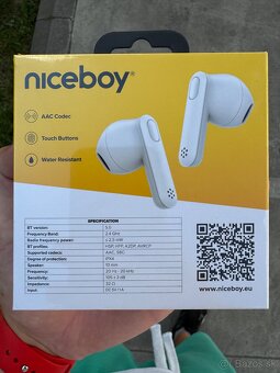 Slúchadlá Niceboy HIVE Beans White - 4