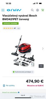predam vysavac bosch bwd421pet - 4