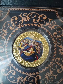 strieborne umelecke mince - 4