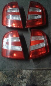 Predné svetlá,zadné svetlá a hmlovky-Škoda Fabia 1 - 4