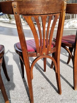 Set lavičky a 4 stoličiek - 4