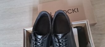 Spoločenské kožené topánky veĺ.39 - 4