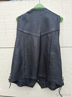 Kožená bunda a vesta – veľkosť 58+ / 4XL, kvalitná koža - 4