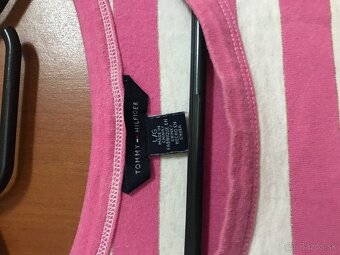 TOMMY HILFIGER originál nová kolekcia pasikave tricko L - 4