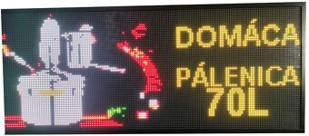 Farebná svetelná LED reklama panel displej 103x45cm - 4