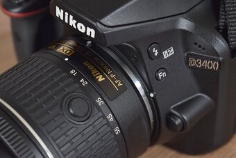 Nikon d3400 bluetooth - VR objektiv AF-P 18-55 - len 2tis sn - 4