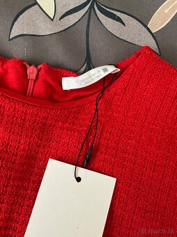 Červené šaty ZARA NOVÉ - 4