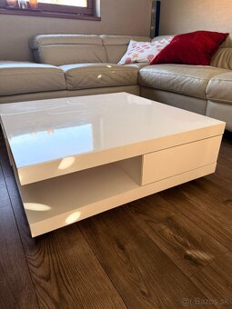 Biely konferenčný stolík - 4