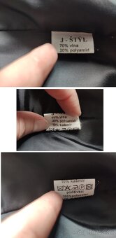 Čierny kabát - veľ. 44 - 4