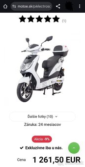 E-fichtl e moped e skuter elektricky elektrobabeta - 4