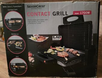 Kontaktny gril Silvercrest NOVY - 4
