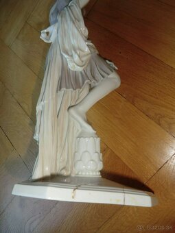 Secesná figúrka dievčaťa Rosenthal, vysoká približne 38 cm - 4