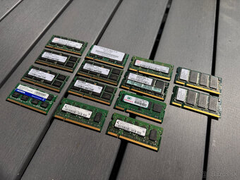Notebook RAM pamäte: 256 MB, 512 MB, 1 GB a 2 GB - 4