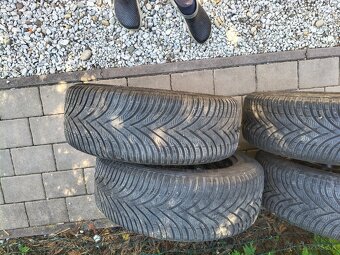 Predám plechové disky + pneumatiky - 4