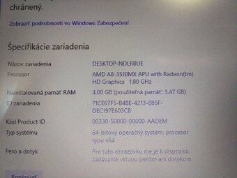 rozpredám plne funkčný notebook Hp probook 6465b - 4