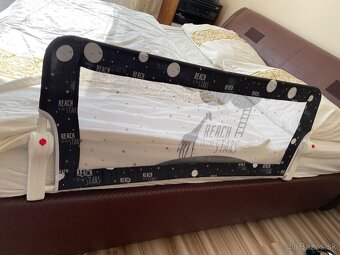 Bezpečnostná zábrana na posteľ 120 cm viac farieb - 4