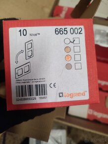 Rámčeky dvojnásobné pre elektroinštalačné prístroje - biele - 4