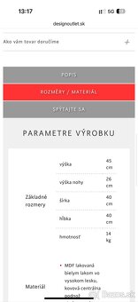 Nocny stolik vysoky biely lesk loft - 4