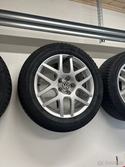 Originálne disky BBS Montreal R16 5x100 + zimne pneu contin - 4