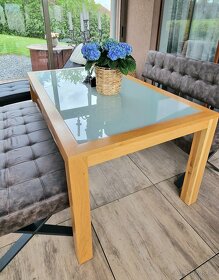 Stôl z dubového masívu - 4